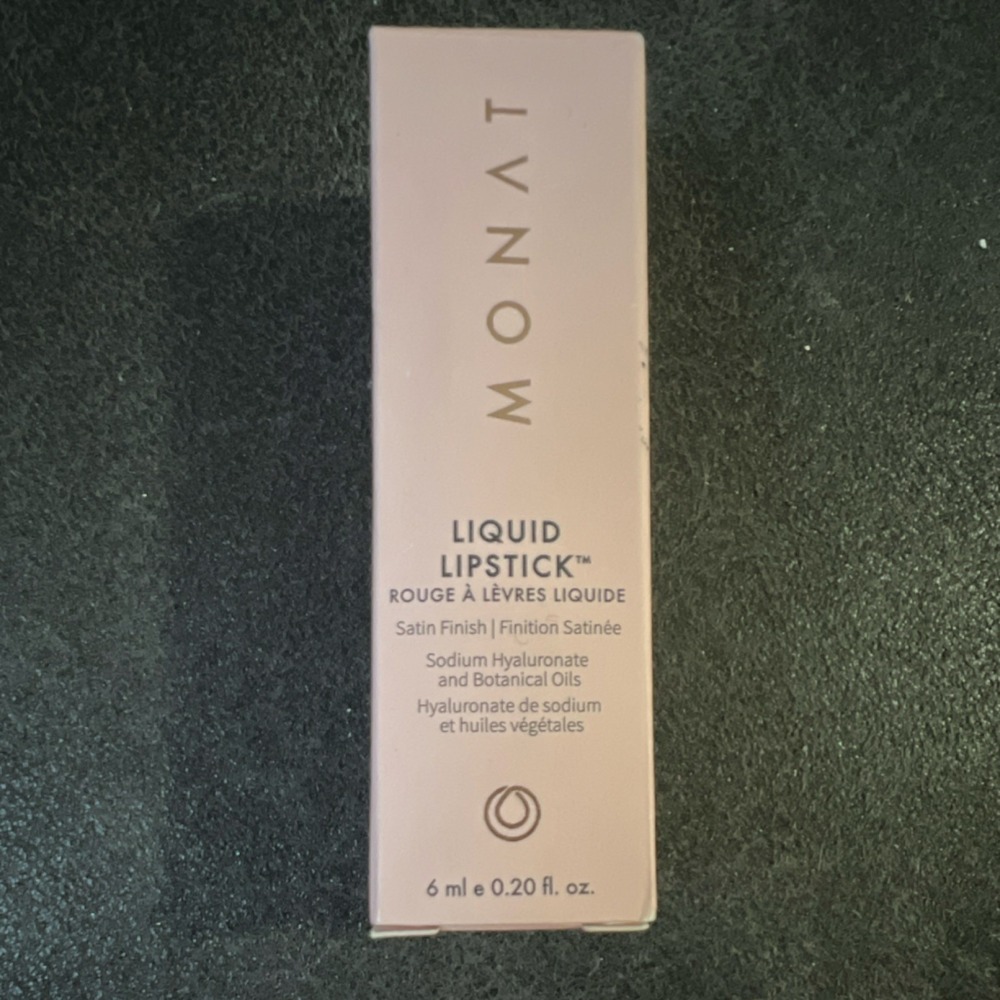 Monat Satin Effect Liquid Lipstick Posh Shade Botanical Oils 0.20 fl oz
